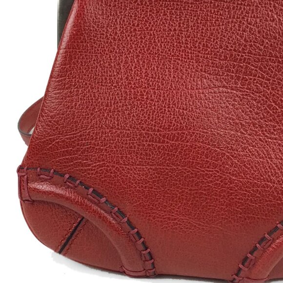 BURBERRY Vintage Red Kiss Lock Mini Crossbody - Picture 5 of 14